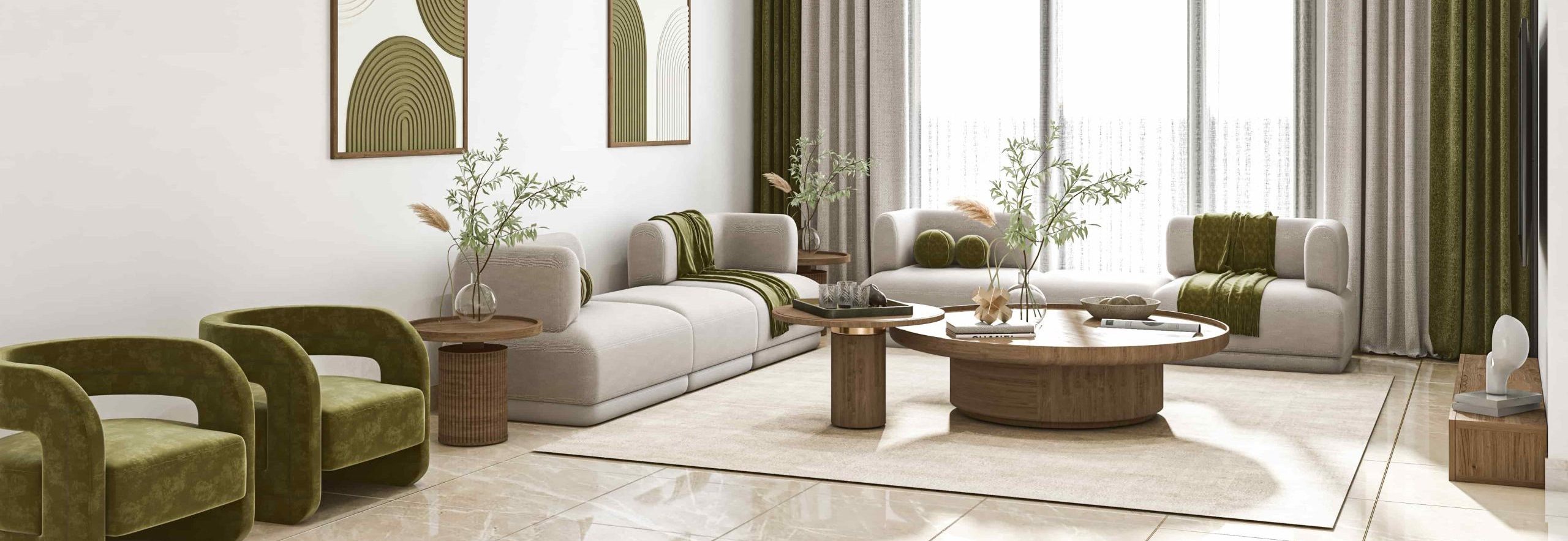 Signature Residences Al Reem living room 3